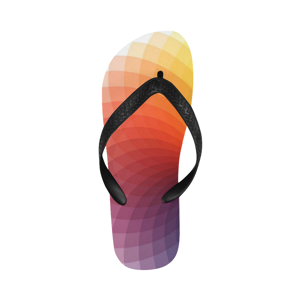 color wheel for artists , art teacher Flip Flops for Men/Women (Model 040)