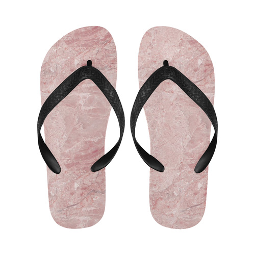 italian Marble, Rafaello Rosa, pink Flip Flops for Men/Women (Model 040)