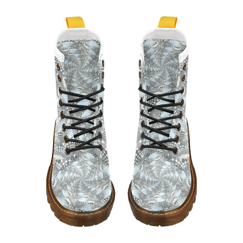 Disco swirls High Grade PU Leather Martin Boots For Women Model 402H