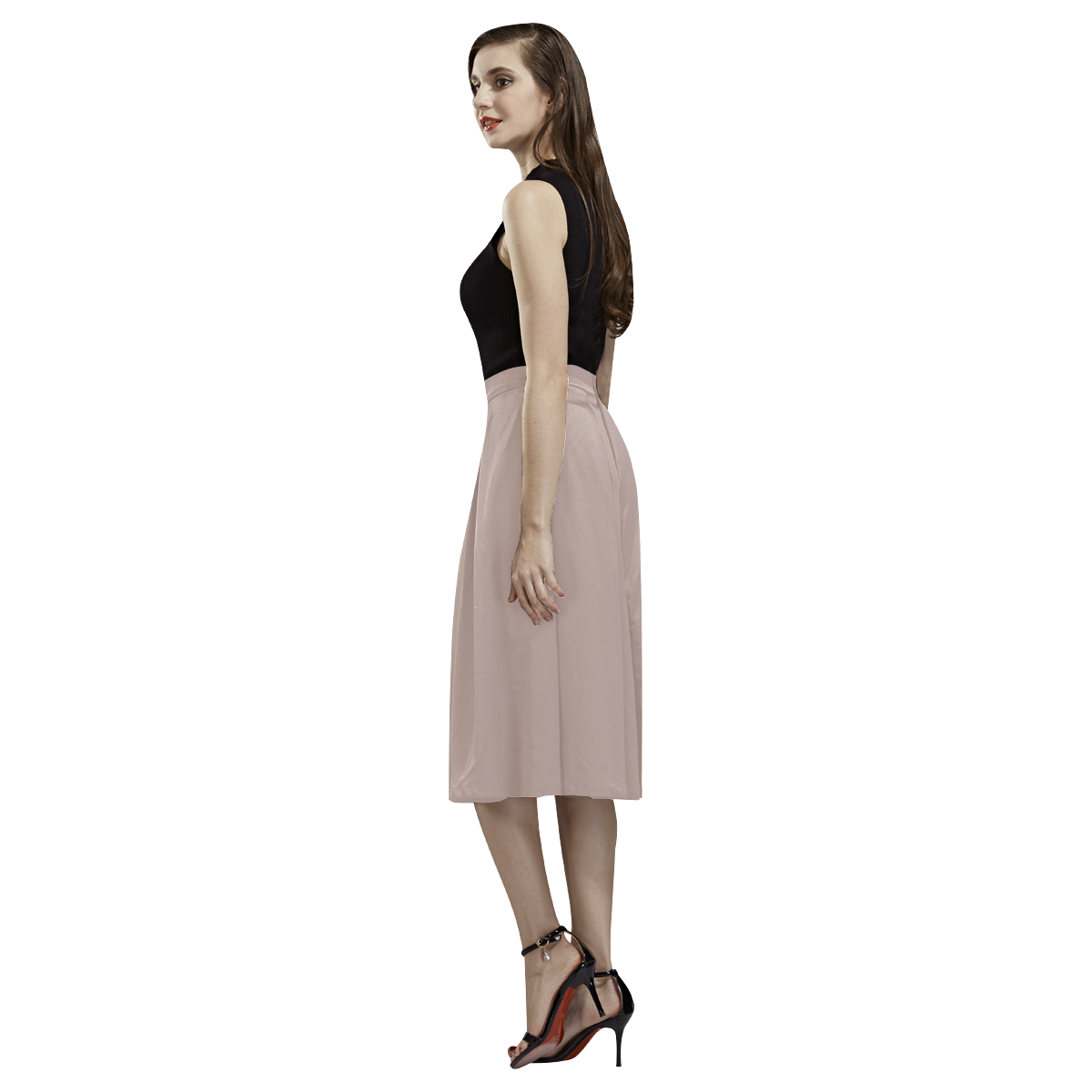 Adobe Rose Aoede Crepe Skirt (Model D16)