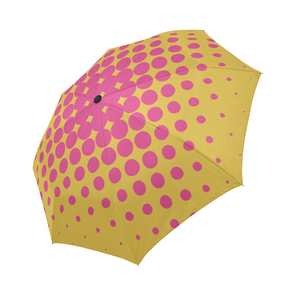 Pink Meets Yellow Auto-Foldable Umbrella (Model U04)