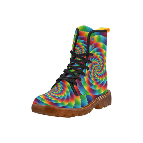 psychedelic spirals Martin Boots For Women Model 1203H
