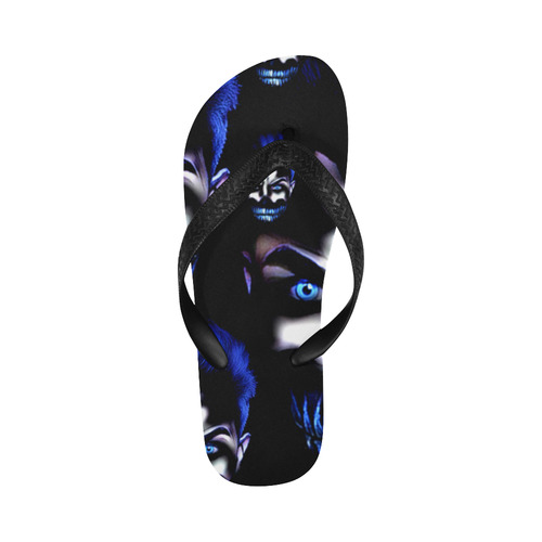Mask of horror Flip Flops for Men/Women (Model 040)