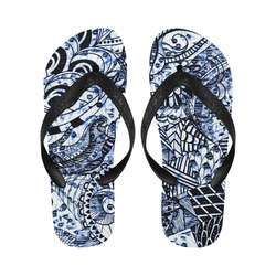 zentangle Mix 1216B by FeelGood Flip Flops for Men/Women (Model 040)