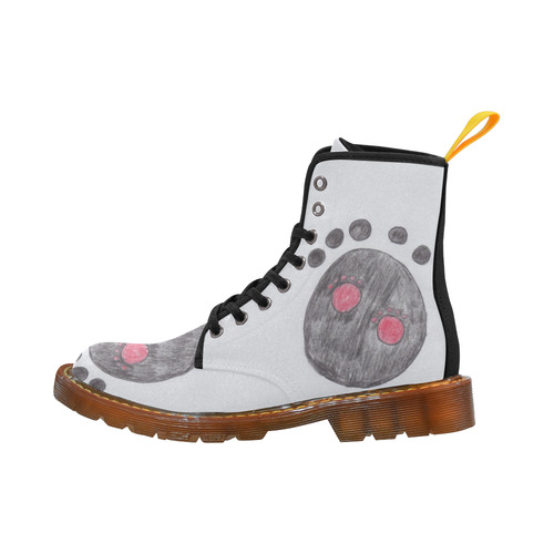 Paw Print Martin Boots For Women Model 1203H