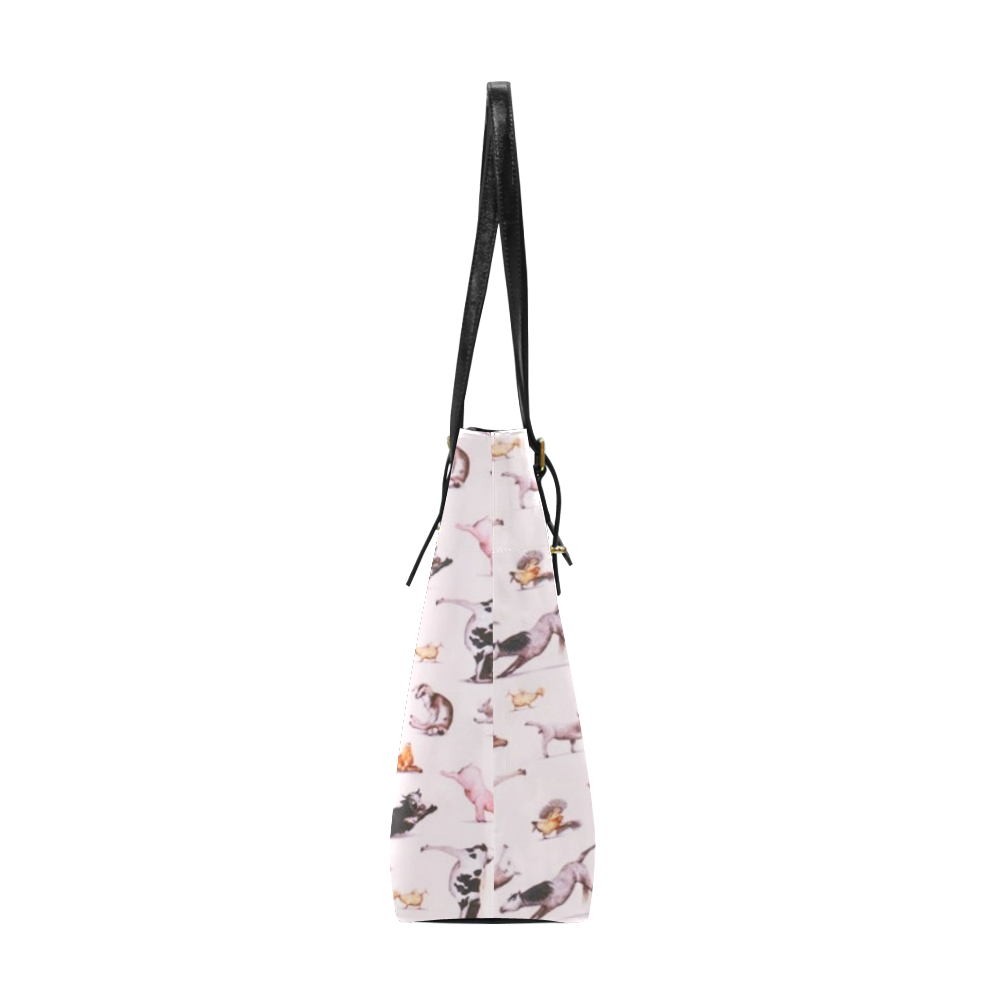 funny yoga Euramerican Tote Bag/Small (Model 1655)