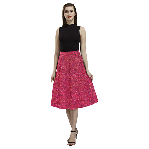 pink glitter Aoede Crepe Skirt (Model D16)