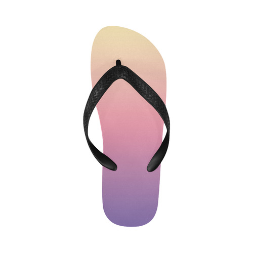 Pastel Ombre Gradient Flip Flops for Men/Women (Model 040)