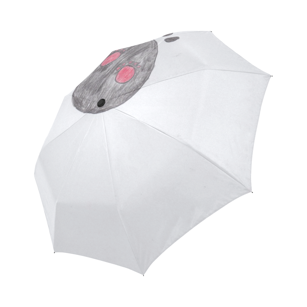 Paw Print Auto-Foldable Umbrella (Model U04)