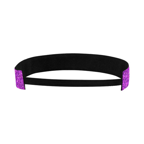 purple glitter Sports Headband
