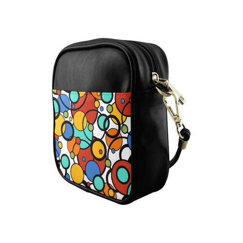 Hot Sling Bag Purse Pop Art Dot Colorful Purse Sling Bag (Model 1627)