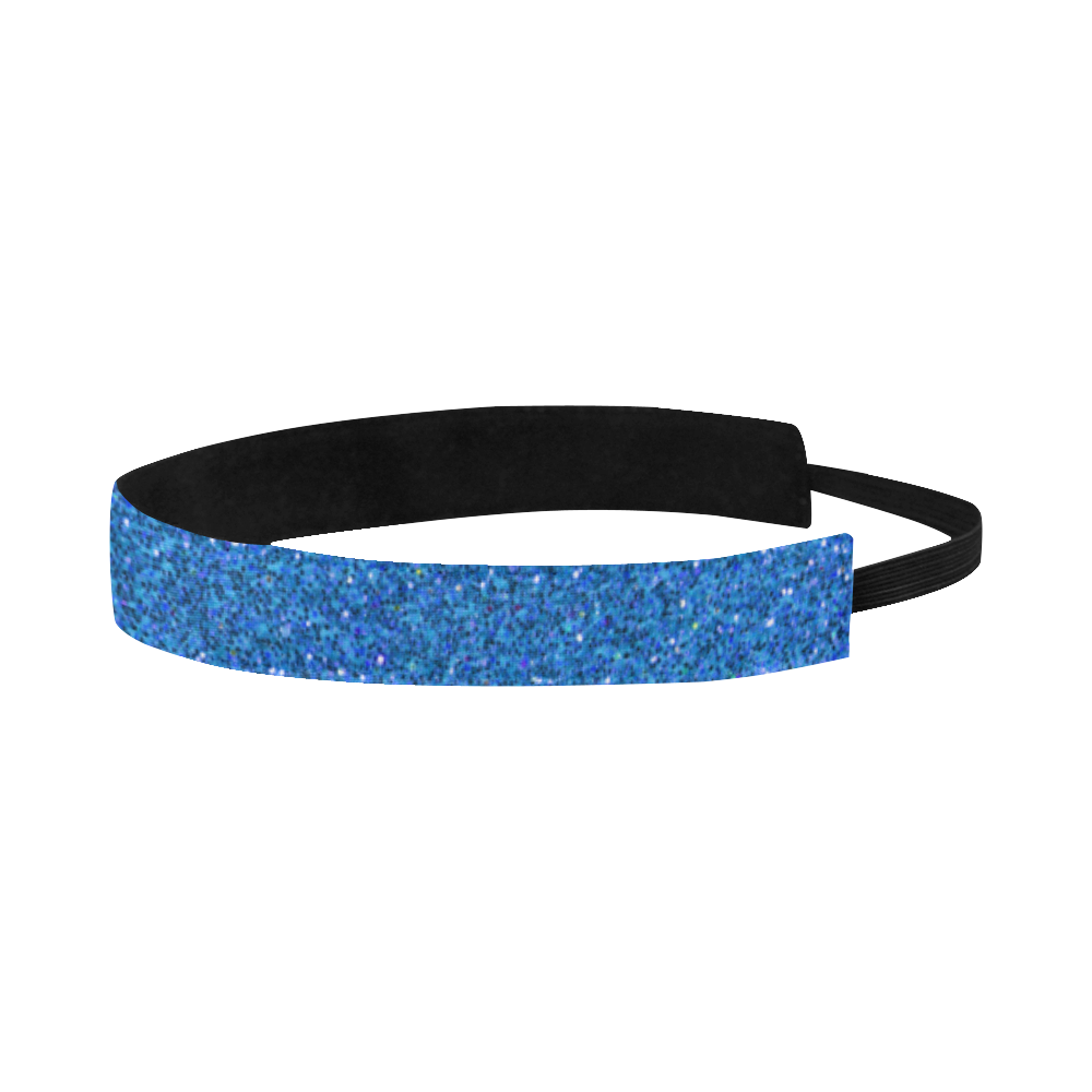light blue glitter Sports Headband