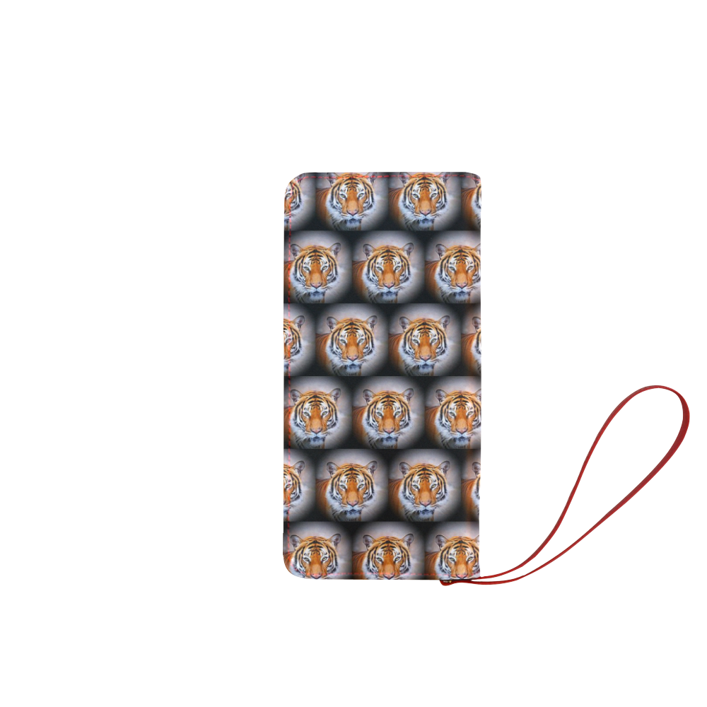 cute animal drops - Tiger by JamColors Women's Clutch Wallet (Model 1637)