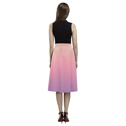 Pastel Ombre Gradient Aoede Crepe Skirt (Model D16)