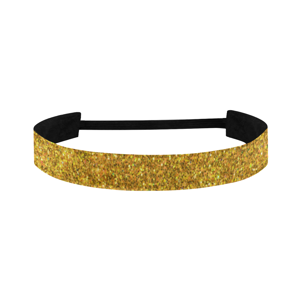 yellow glitter Sports Headband