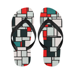 modern pattern 16B Flip Flops for Men/Women (Model 040)