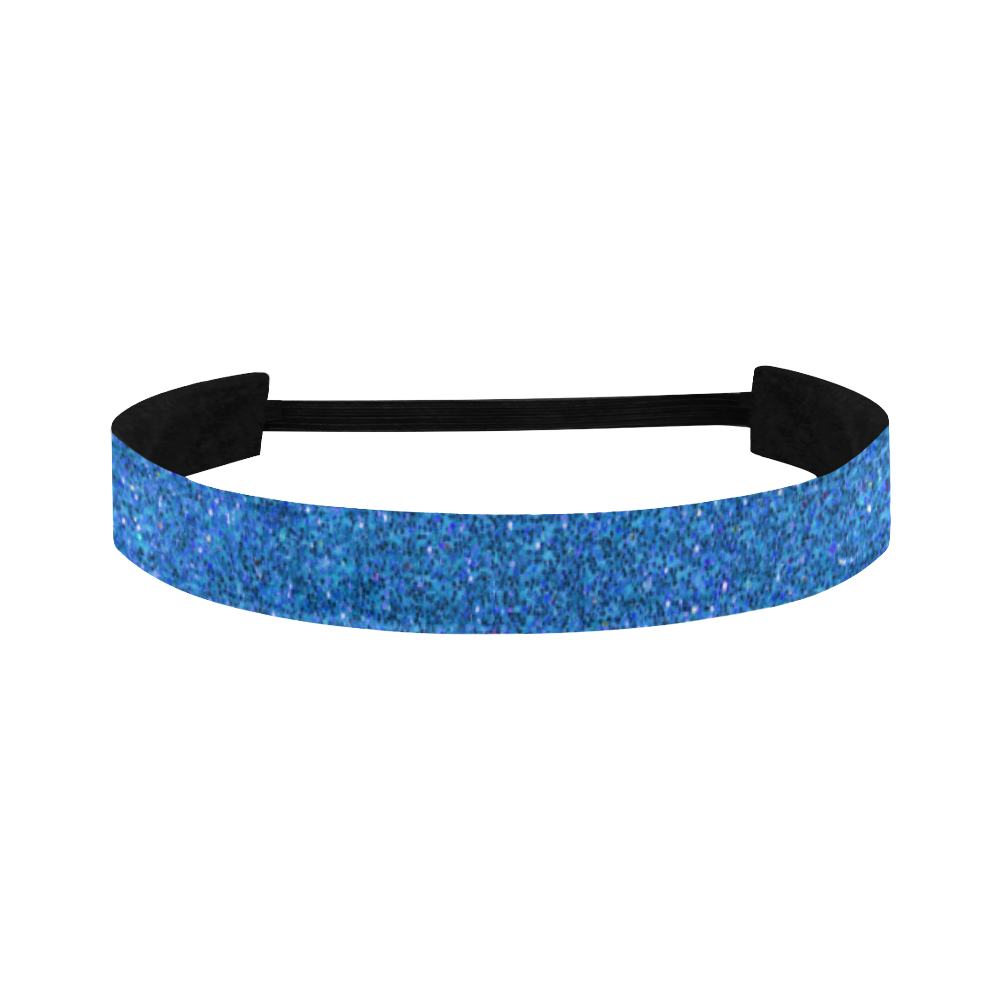 light blue glitter Sports Headband