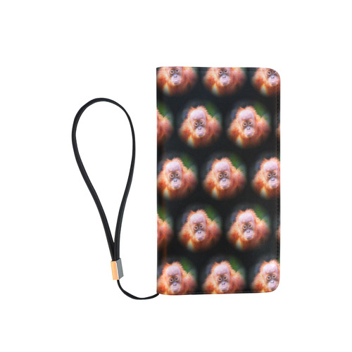 cute animal drops- Baby Orang by JamColors Men's Clutch Purse （Model 1638）