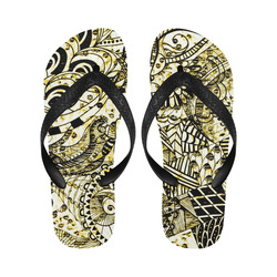 zentangle Mix 1216A by FeelGood Flip Flops for Men/Women (Model 040)