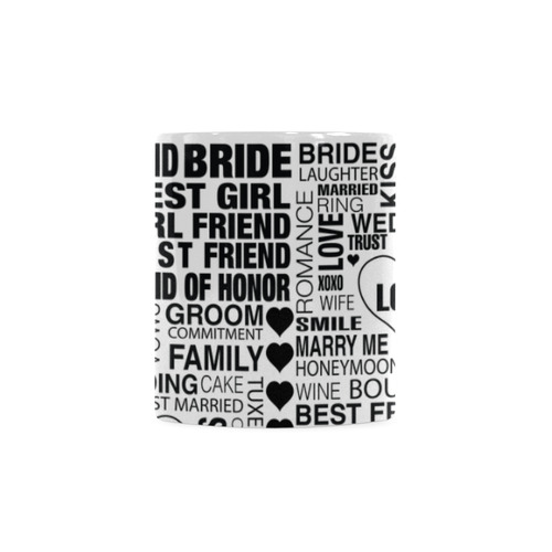 Wedding Gift Coffee Mug Bride Coffee Cup by Juleez White Mug(11OZ)