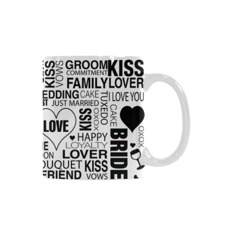 Wedding Gift Coffee Mug Bride Coffee Cup by Juleez White Mug(11OZ)