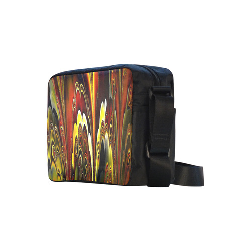 marbled fractal 417 A by JamColors Classic Cross-body Nylon Bags (Model 1632)