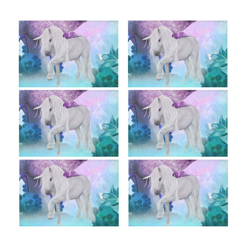 Unicorn with sleeping fairy Placemat 12’’ x 18’’ (Set of 6)