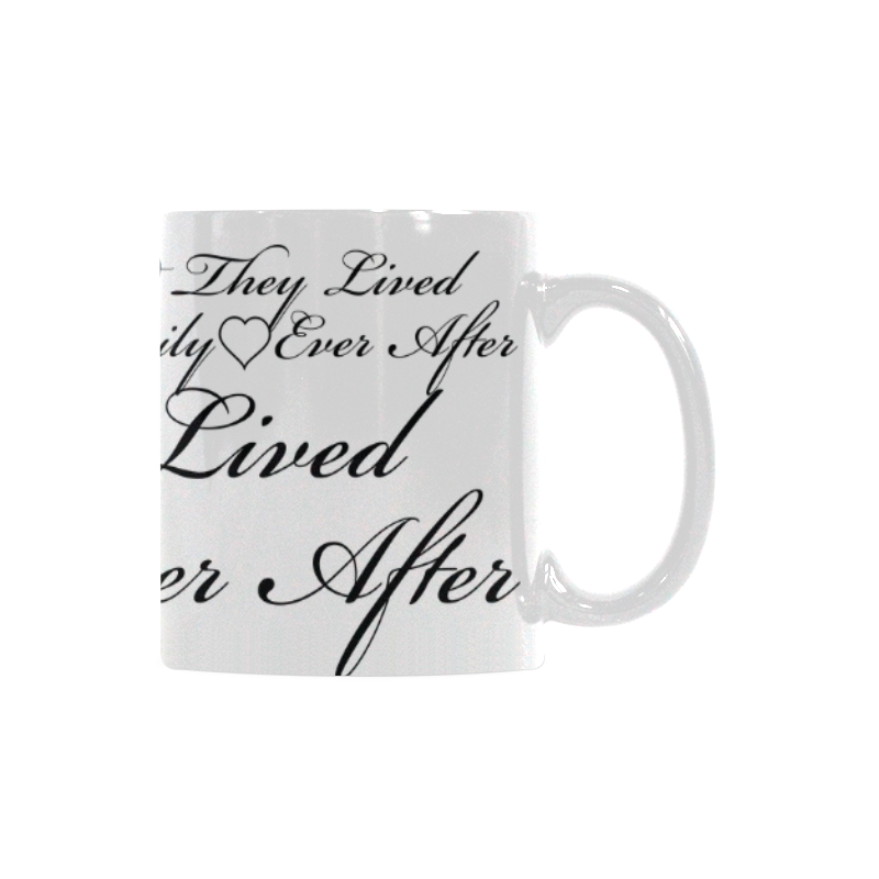 Wedding Gift Coffee Mug Bride Groom Happy Ever After Mug White Mug(11OZ)