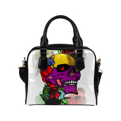 A Skull of Love by Popart Lover Shoulder Handbag (Model 1634)