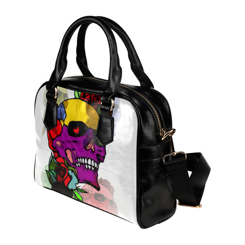 A Skull of Love by Popart Lover Shoulder Handbag (Model 1634)