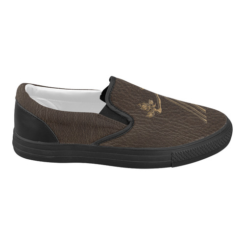 Leather-Look Zodiac Virgo Women's Slip-on Canvas Shoes (Model 019)