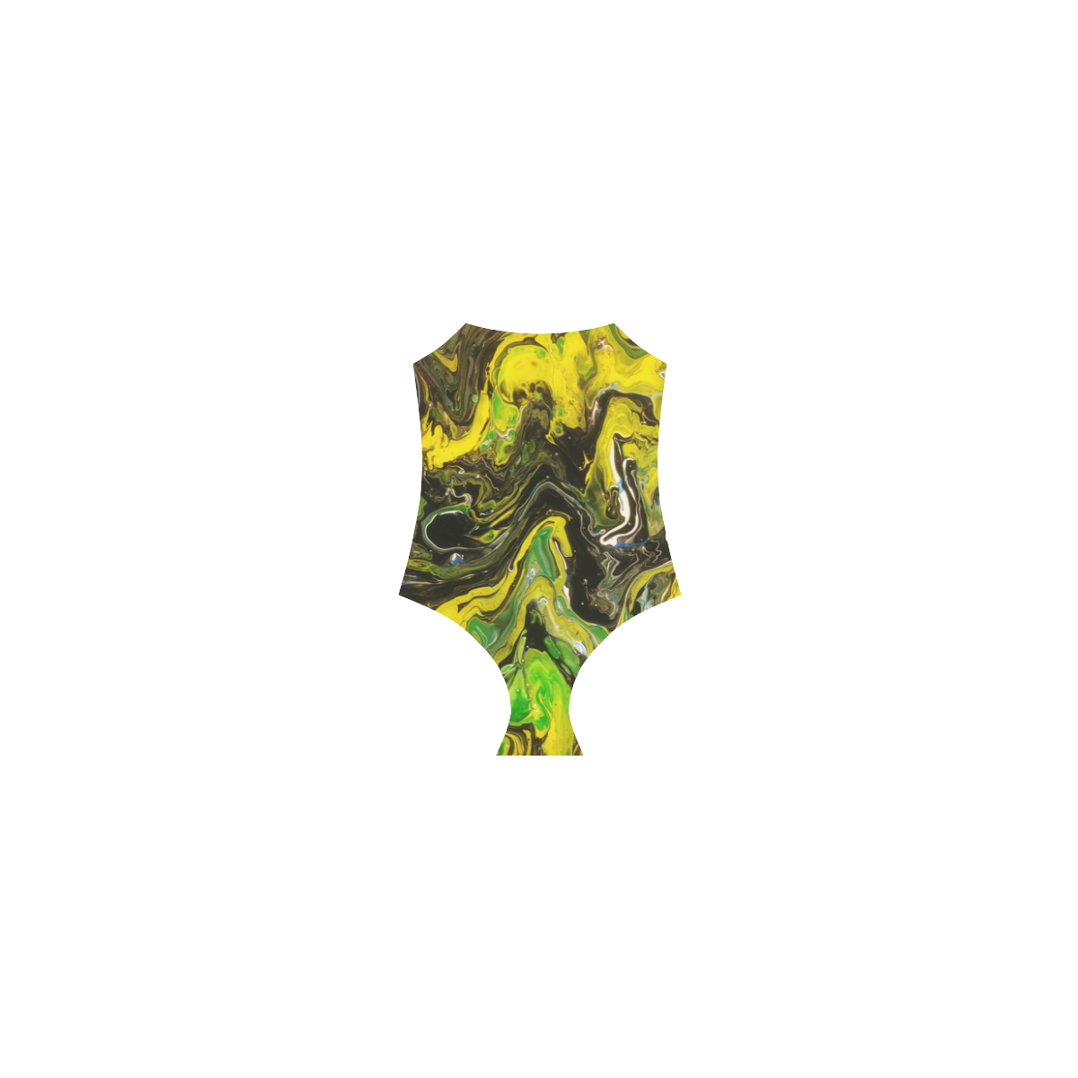 Liquified Rainforest Strap Swimsuit ( Model S05)