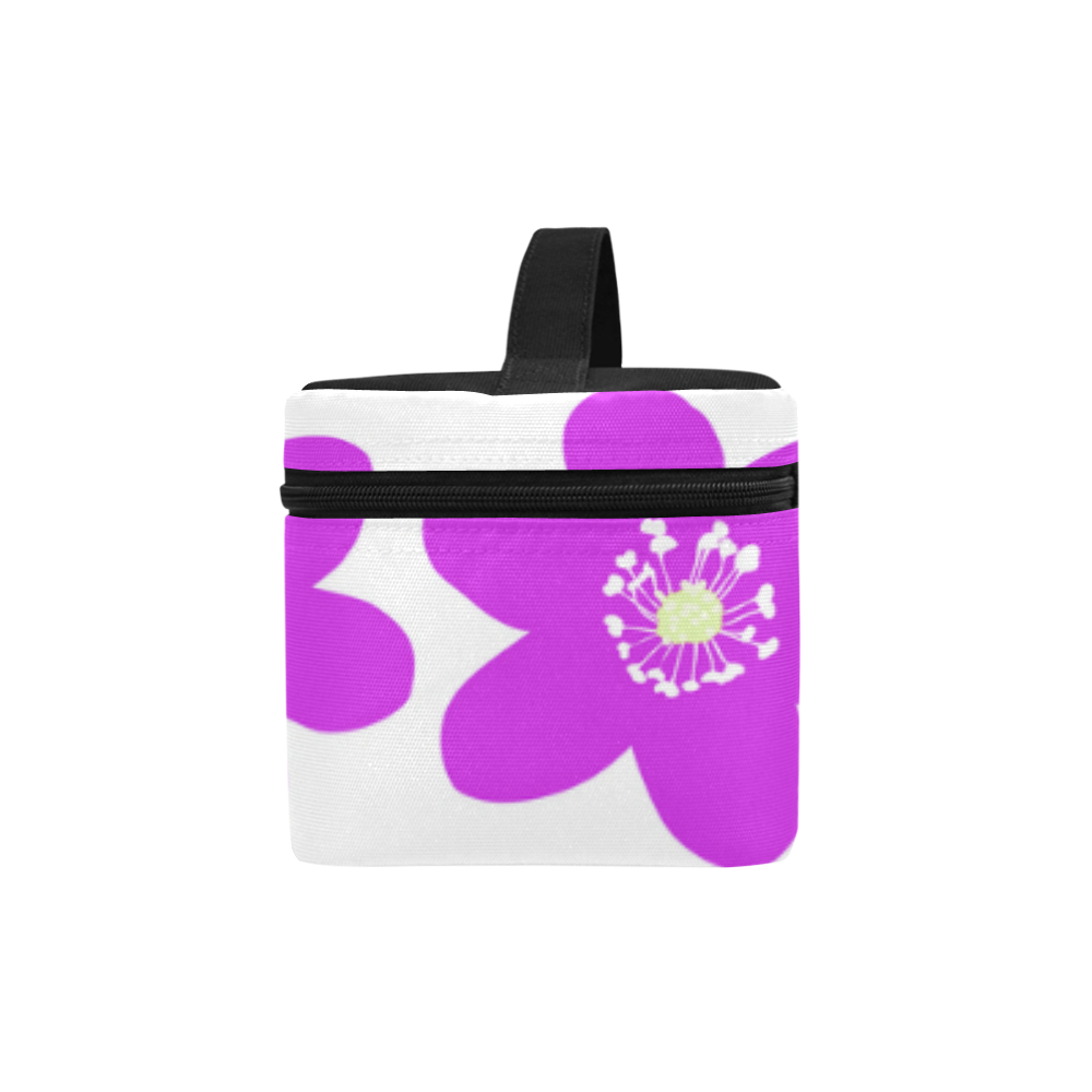 Red Anemone Hepatica. Inspired by the Magic Island of Gotland. Cosmetic Bag/Large (Model 1658)