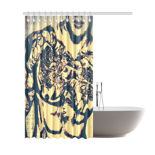 Like a Men by popart Lover Shower Curtain 72"x84"