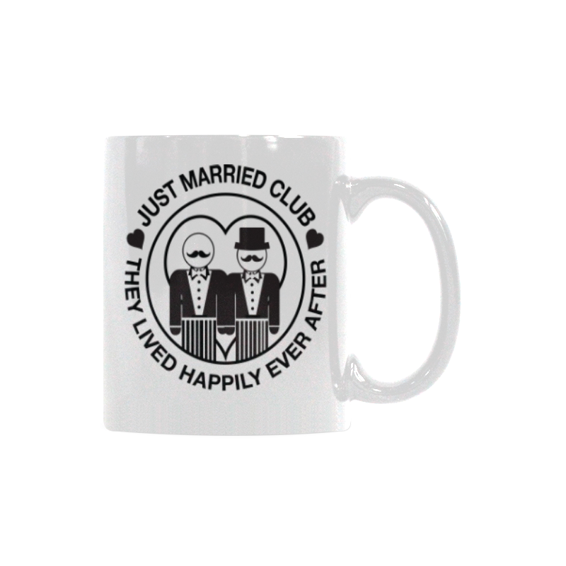 Wedding Gift Coffee Mug Mr. and Mr. Lgbt Print White Mug(11OZ)