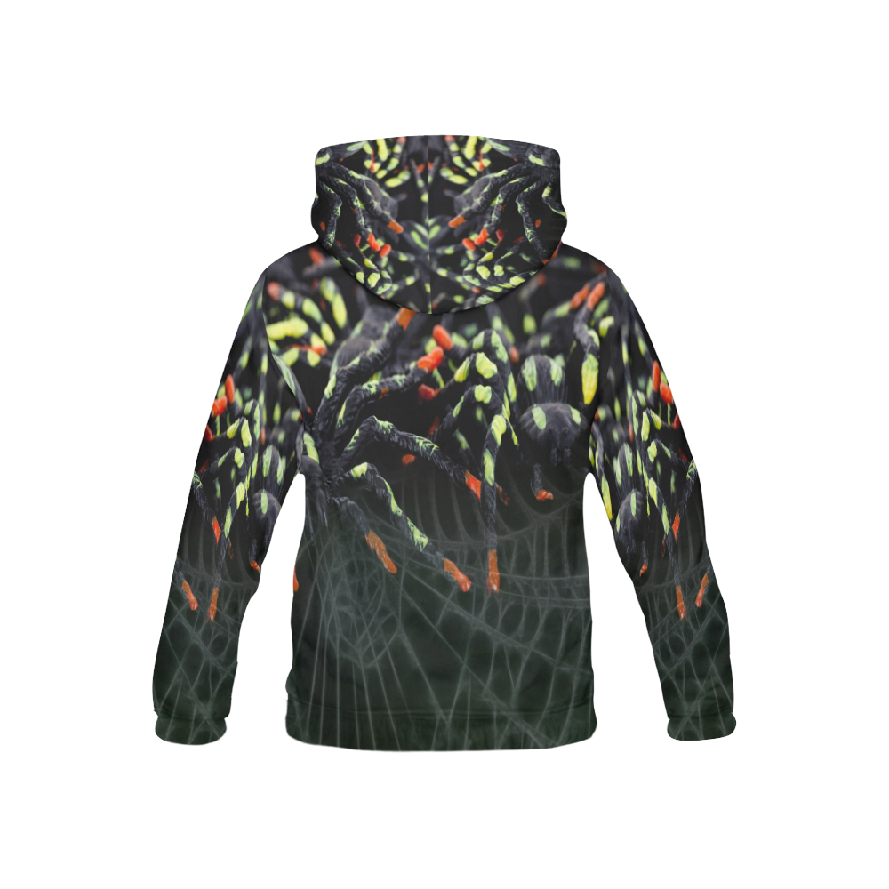 Spiders all over All Over Print Hoodie for Kid (USA Size) (Model H13)