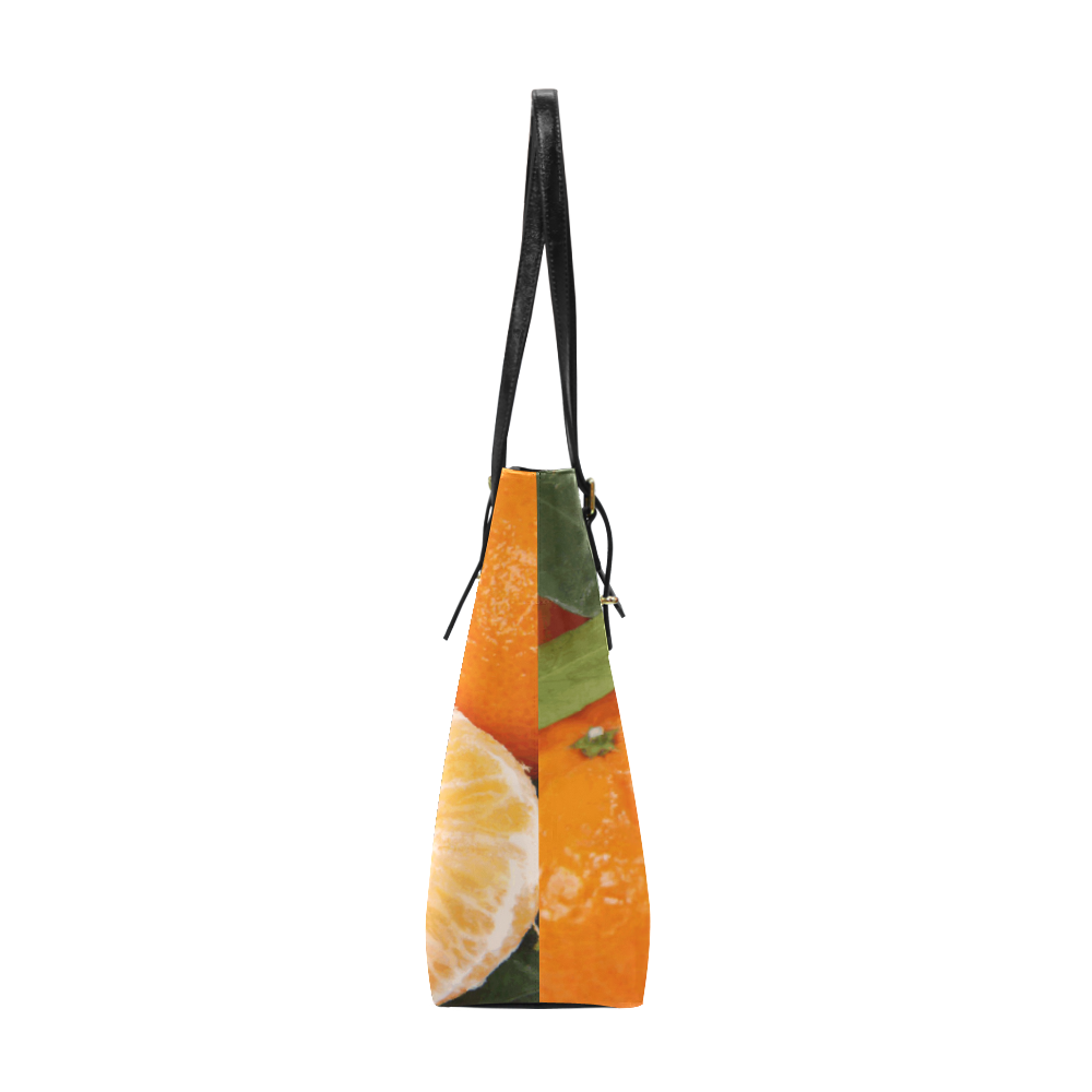 Oranges & Peeled Orange Fruit Euramerican Tote Bag/Small (Model 1655)