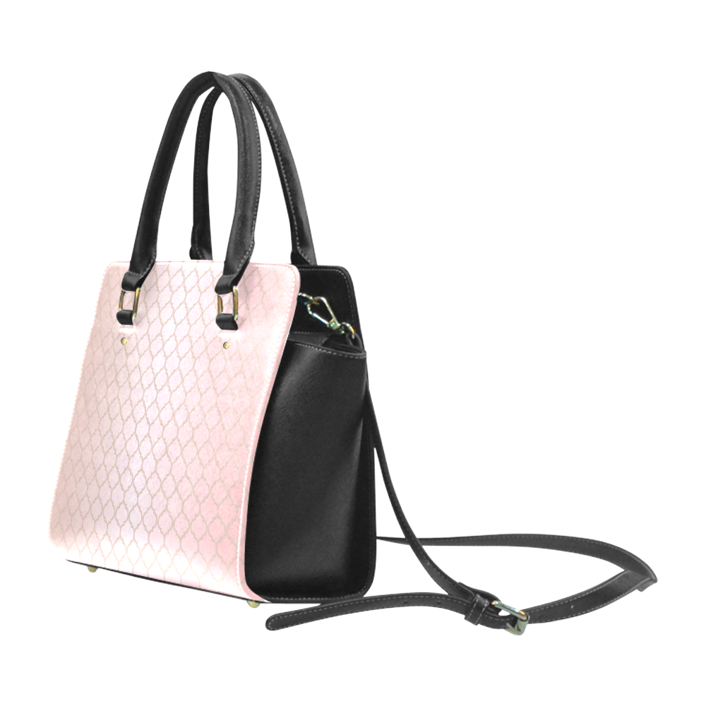 "Pretty in Pink" Classic Shoulder Handbag (Model 1653)