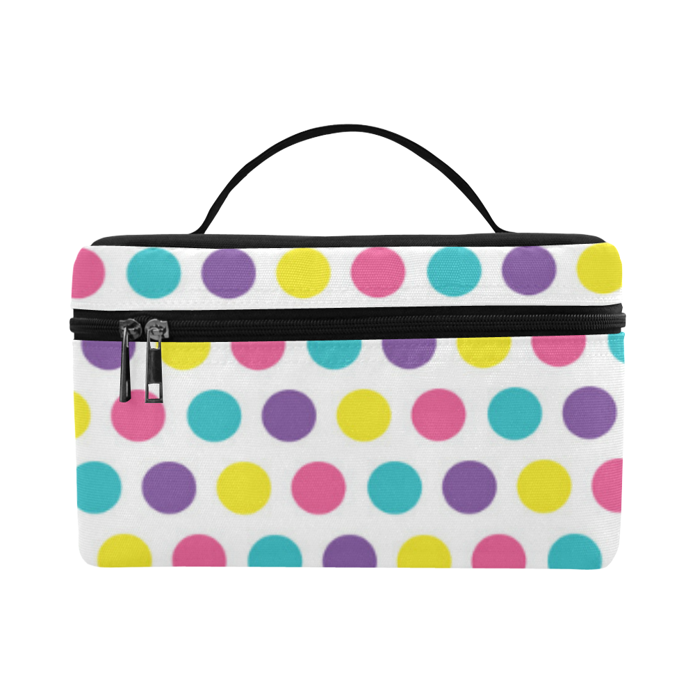 Polka Dot Cosmetic Bag/Large (Model 1658)