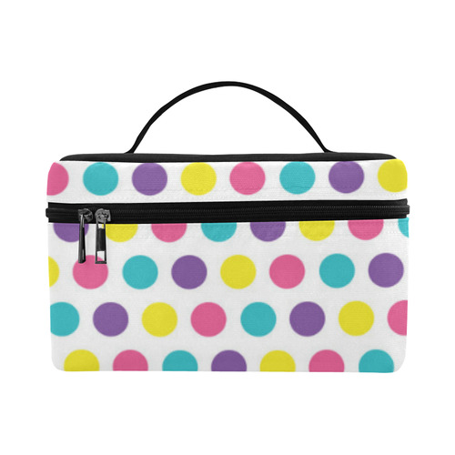 Polka Dot Cosmetic Bag/Large (Model 1658)