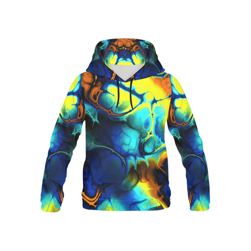 gorgeous Fractal 171 All Over Print Hoodie for Kid (USA Size) (Model H13)