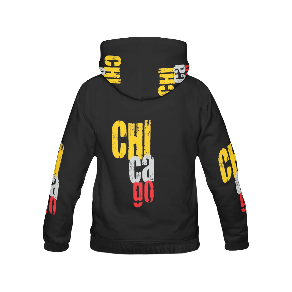 Chicago by Artdream All Over Print Hoodie for Men (USA Size) (Model H13)