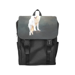 A wonderful painted arctic wolf Casual Shoulders Backpack (Model 1623)
