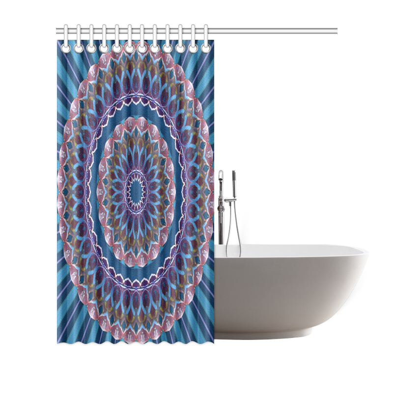 amazing mandala 18 A by JamColors Shower Curtain 72"x72"