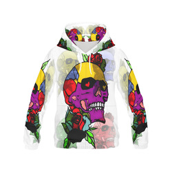 A SKull of Love by Popart Lover All Over Print Hoodie for Men (USA Size) (Model H13)