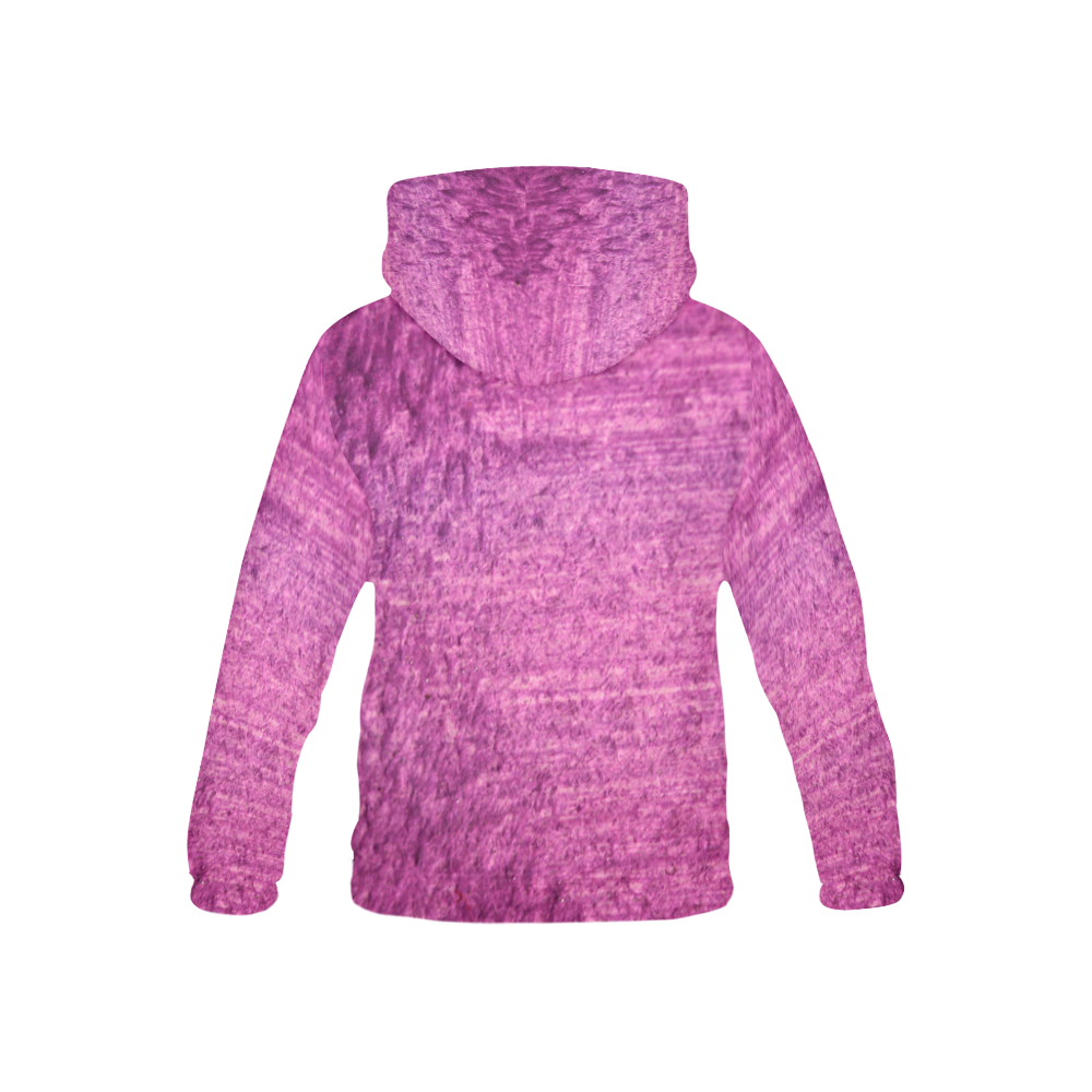 ALL OVER PRINT Hoodie : Gemstone purple All Over Print Hoodie for Kid (USA Size) (Model H13)