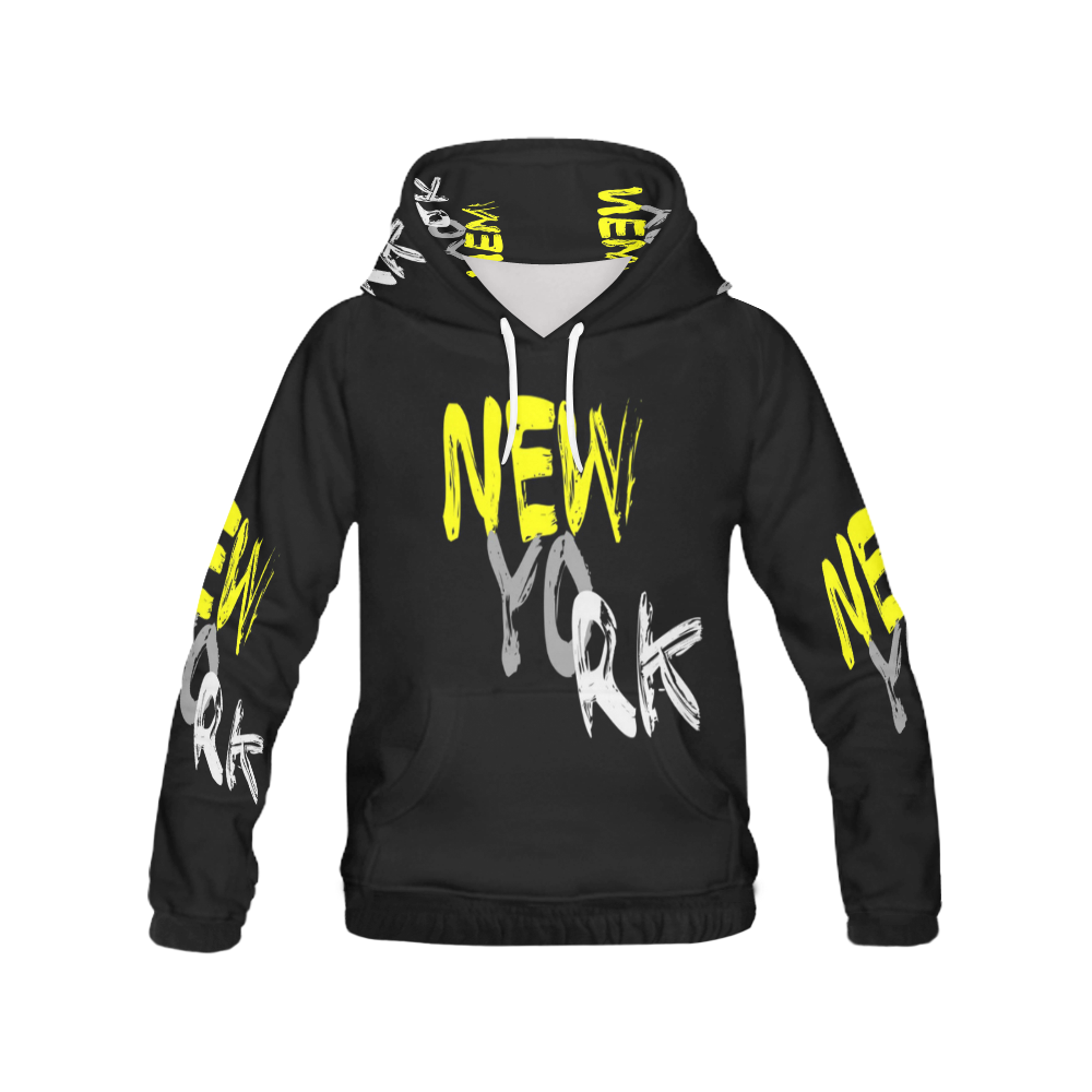 New York by Artdream All Over Print Hoodie for Men (USA Size) (Model H13)