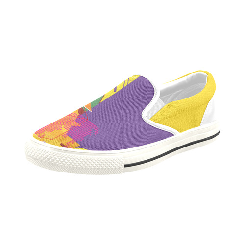 Hight - tech Slip-on Canvas Shoes for Kid (Model 019)