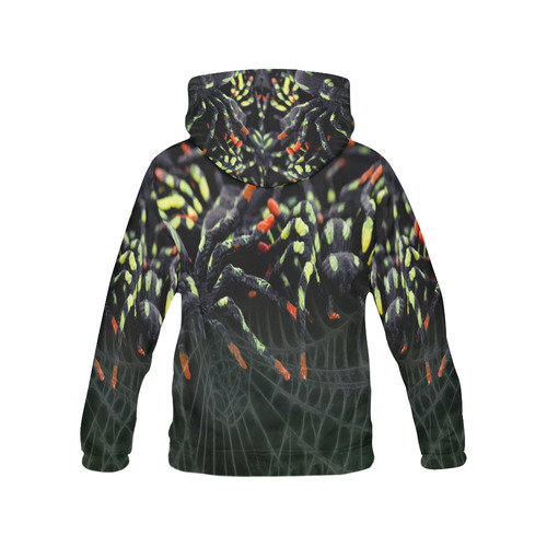 Spiders all over All Over Print Hoodie for Women (USA Size) (Model H13)