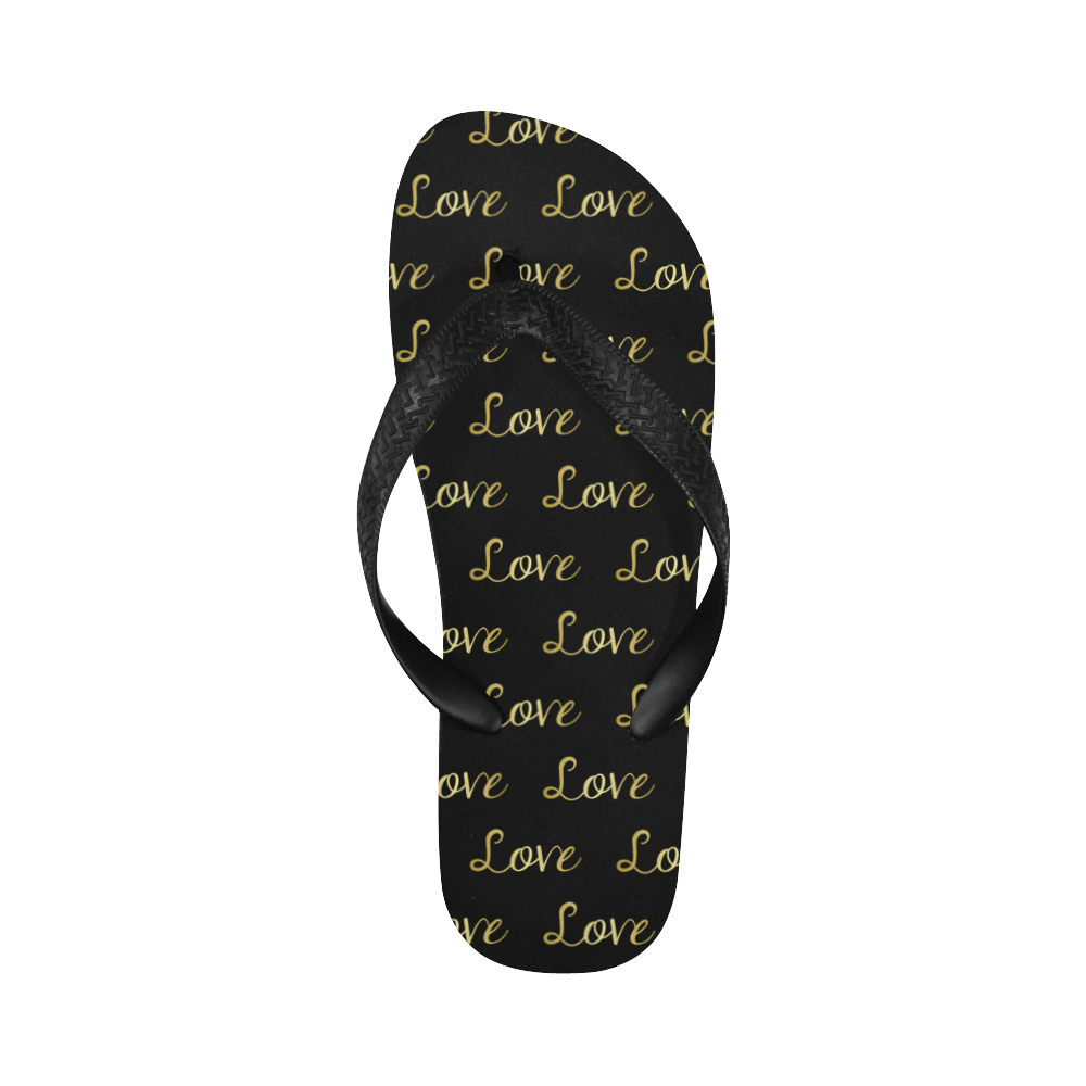 "Love" Flip Flops for Men/Women (Model 040)